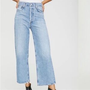 Agolde REN JEAN HI RISE WIDE LEG IN GROOVE SIZE 28